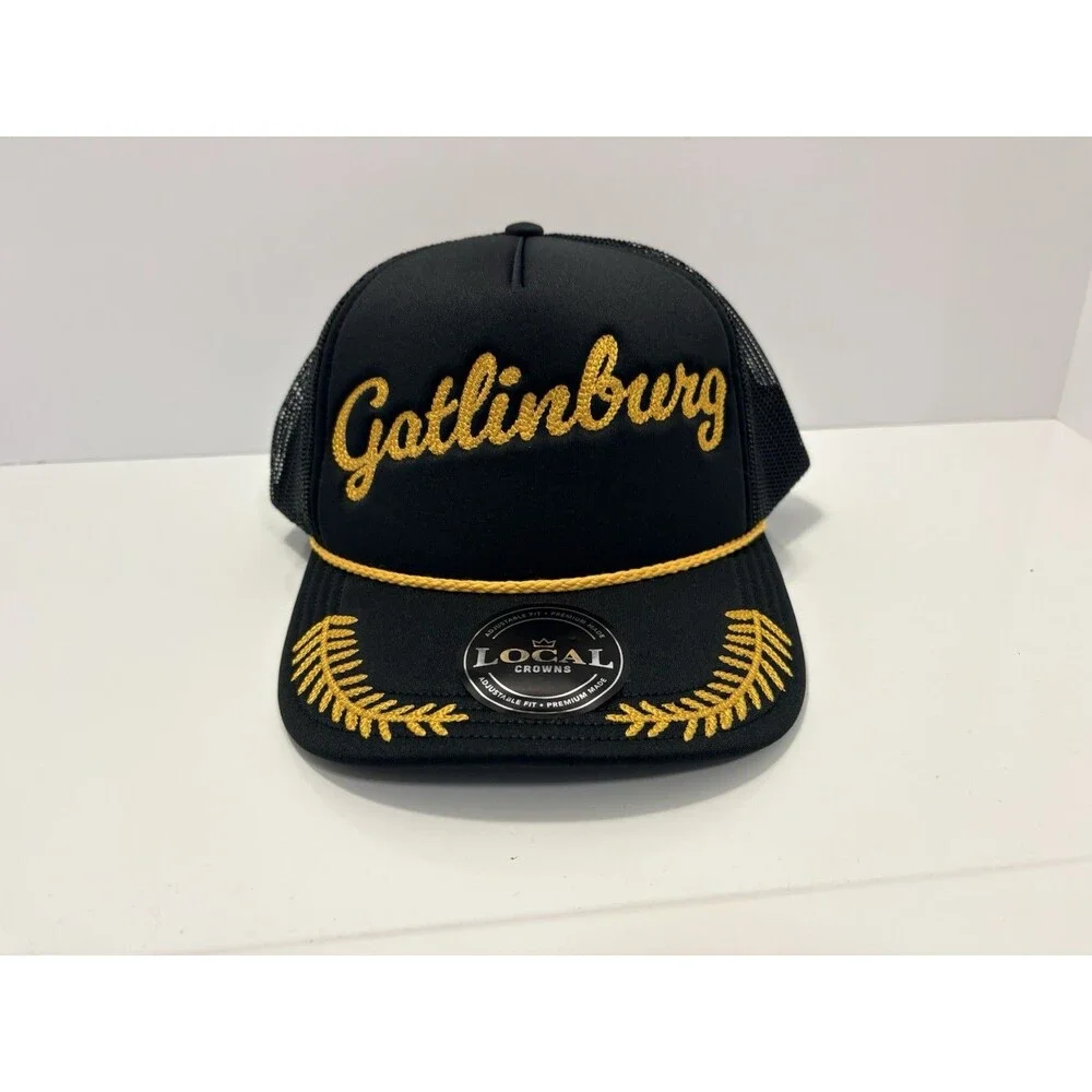 Local Crowns Gatlinburg Embroidered Snapback Trucker Hat Adjustable New